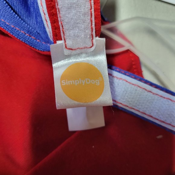 New SimplyDog Halloween Costume Superman Red Blue Dress Up For Medium‎ Large Dog - Picture 7 of 11